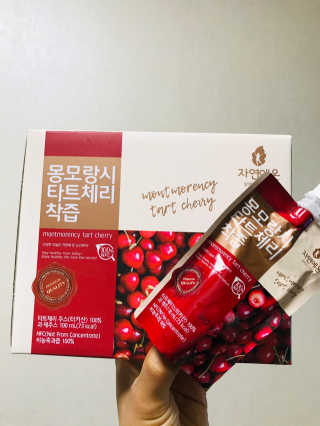 자연에온 몽모랑시 타트체리 착즙 100mL 10개입 2BOX — 5점을 준 리뷰어가 2020년 11월 올린 사용 사진