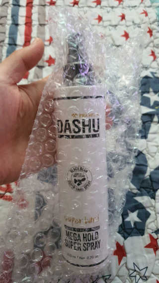다슈코리아 다슈 포 맨 프리미엄 메가 홀드 슈퍼 스프레이 250ml — 4점을 준 리뷰어가 2020년 7월 올린 사용 사진