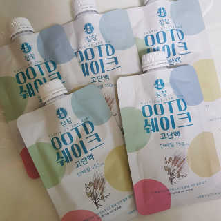 [꾸콤] 참참 OOTD쉐이크 고단백 일주일세트 50g x 5 — 5점을 준 리뷰어가 2020년 11월 올린 사용 사진
