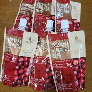 자연에온 몽모랑시 타트체리 착즙 100mL 10개입 2BOX — 4점을 준 리뷰어가 2020년 11월 올린 사용 사진