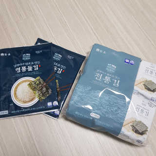 한촌몰 바다공작소 전통김_명품돌김세트 — 4점을 준 리뷰어가 2020년 10월 올린 사용 사진