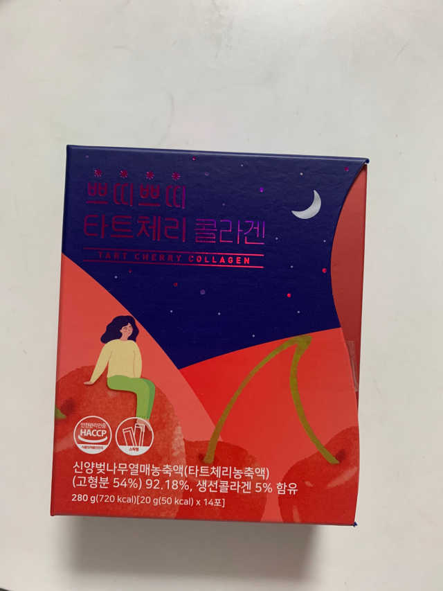 서울약사신협_쁘띠쁘띠타트체리콜라겐_20g x 14포 리뷰 사진