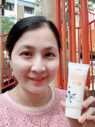 트리티스 SG_[TREATIS] UV Defence Sun Cream — 4.5점을 준 리뷰어가 2020년 12월 올린 사용 사진