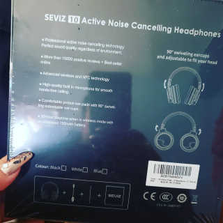 SEVIZ Bluetooth Headphones 10 3color — 5점을 준 리뷰어가 2020년 7월 올린 사용 사진