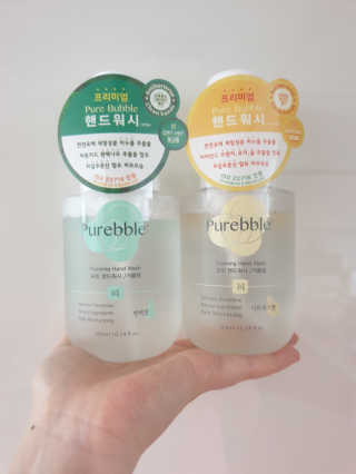 Purebble 당김없이 속촉촉_퓨어블 핸드워시 3종 [랜덤발송] — 5점을 준 리뷰어가 2020년 8월 올린 사용 사진