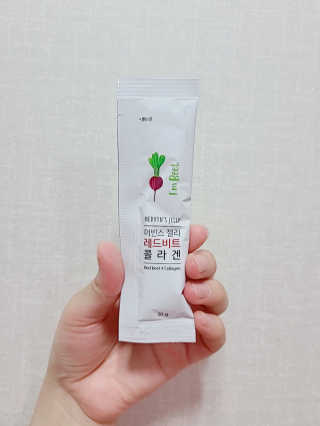 유유네이처 머빈스 젤리 레드비트 콜라겐 — 5점을 준 리뷰어가 2020년 8월 올린 사용 사진