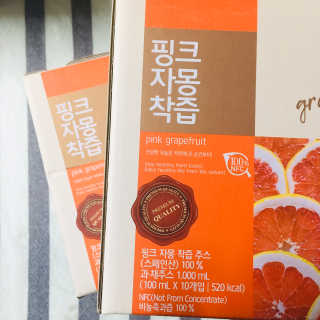 자연에온 핑크 자몽 착즙 100mL 10개입 2BOX — 4점을 준 리뷰어가 2020년 11월 올린 사용 사진