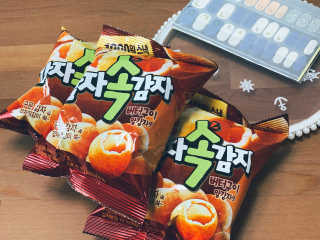 감자속감자 버터구이 알감자맛 16봉지 — 4.5점을 준 리뷰어가 2020년 6월 올린 사용 사진
