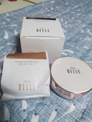 디어벨르 크림쿠션 DEAR BELLE CREAM COUSION — 5점을 준 리뷰어가 2020년 8월 올린 사용 사진