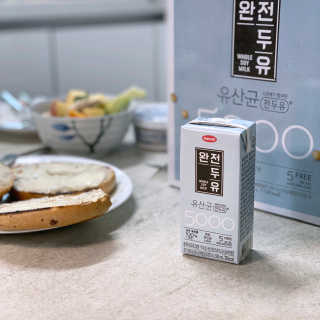 세상간단 완전푸드 [완전두유] 5종 — 5점을 준 리뷰어가 2020년 4월 올린 사용 사진