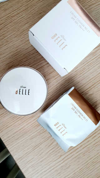 디어벨르 크림쿠션 DEAR BELLE CREAM COUSION — 4점을 준 리뷰어가 2020년 7월 올린 사용 사진