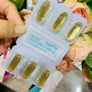 JW중외제약 마이코드 알티지 오메가3 1000 mg — 4점을 준 리뷰어가 2020년 6월 올린 사용 사진