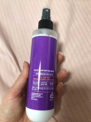 달리프 글램 헤어팩 인미스트 200ml — 5점을 준 리뷰어가 2020년 5월 올린 사용 사진