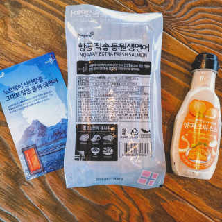동원산업 항공직송 동원생연어_400g — 5점을 준 리뷰어가 2020년 5월 올린 사용 사진