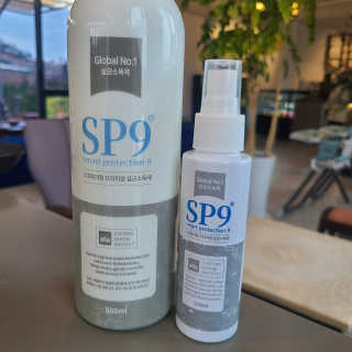 SP9 스프레이형 프리미엄 살균소독제 500ml+100ml — 4점을 준 리뷰어가 2020년 11월 올린 사용 사진