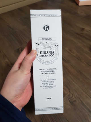 키라니아 피토스칼프 탈모완화 기능성샴푸 500ml — 5점을 준 리뷰어가 2020년 12월 올린 사용 사진