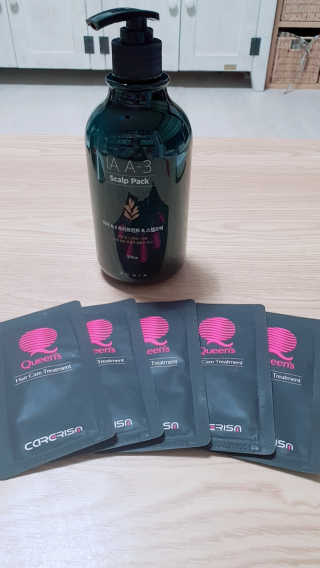 아카이아 이아 A3 헤어스캘프팩 500ml — 5점을 준 리뷰어가 2020년 6월 올린 사용 사진