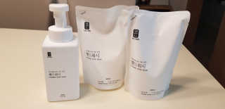 [생활공작소]핸드워시 용기 500ml 1개+리필 400ml 2개 — 5점을 준 리뷰어가 2020년 8월 올린 사용 사진