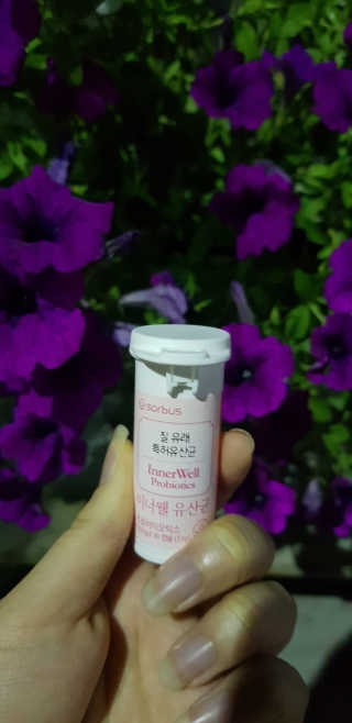 소버스 이너윌 유산균 — 4점을 준 리뷰어가 2020년 7월 올린 사용 사진