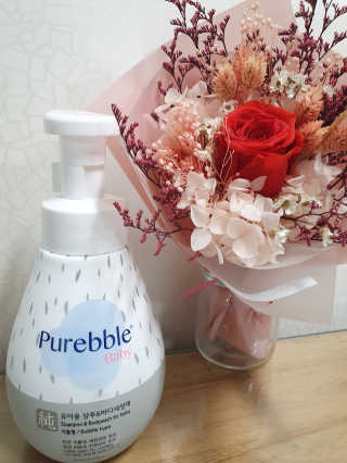 Purebble [퓨어블] 베이비 샴푸/바디워시 500ml — 5점을 준 리뷰어가 2020년 7월 올린 사용 사진