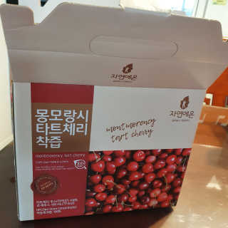 자연에온 몽모랑시 타트체리 착즙 100mL 10개입 2BOX — 5점을 준 리뷰어가 2020년 10월 올린 사용 사진