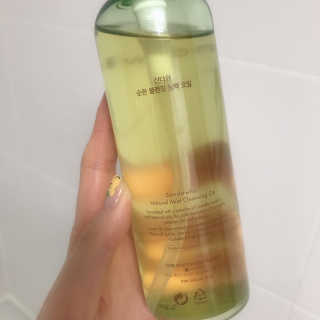 스킨큐어 산다화 순한 클렌징 동백 오일 200ml — 5점을 준 리뷰어가 2020년 5월 올린 사용 사진