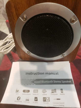 SEVIZ MINI10W 레트로 블루투스 스피커 — 5점을 준 리뷰어가 2020년 7월 올린 사용 사진