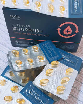 이로아 rTG 오메가3 ++ — 5점을 준 리뷰어가 2020년 7월 올린 사용 사진