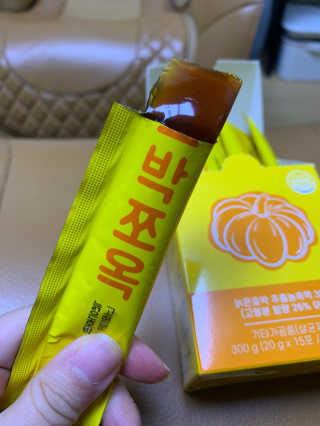 조은약초 국산 늙은 호박즙 호박쪼옥 젤리 20g x 15포 — 5점을 준 리뷰어가 2020년 7월 올린 사용 사진