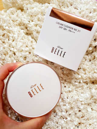 디어벨르 크림쿠션 DEAR BELLE CREAM COUSION — 5점을 준 리뷰어가 2020년 8월 올린 사용 사진