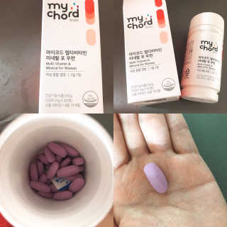 JW중외제약 마이코드 멀티비타민미네랄 포 우먼 — 5점을 준 리뷰어가 2020년 7월 올린 사용 사진