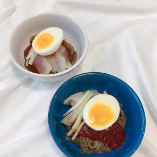 [해주냉면] 신천맛집 매운 비빔냉면 2인분 + 무절임 — 5점을 준 리뷰어가 2020년 5월 올린 사용 사진