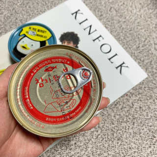 동원참치 펭수참치 — 5점을 준 리뷰어가 2020년 7월 올린 사용 사진