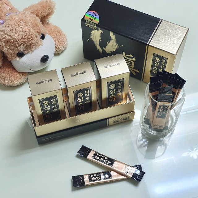 서울약사신협_명작진 홍삼스틱_10g x 30포 리뷰 사진