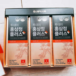 서울약사신협_투데이홍삼정플러스스틱_10g x 30포 — 5점을 준 리뷰어가 2020년 11월 올린 사용 사진