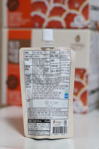 자연에온 핑크 자몽 착즙 100mL 10개입 2BOX — 5점을 준 리뷰어가 2020년 11월 올린 사용 사진