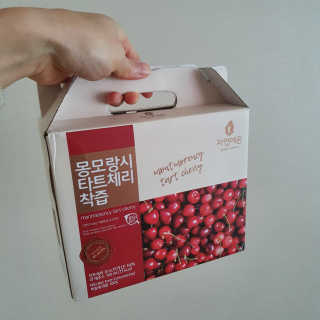 자연에온 몽모랑시 타트체리 착즙 100mL 10개입 2BOX — 5점을 준 리뷰어가 2020년 10월 올린 사용 사진