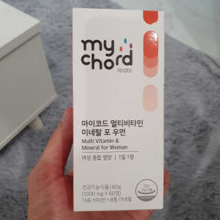 JW중외제약 마이코드 멀티비타민미네랄 포 우먼 — 5점을 준 리뷰어가 2020년 7월 올린 사용 사진