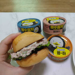 동원참치 펭수참치 — 5점을 준 리뷰어가 2020년 6월 올린 사용 사진