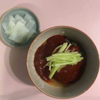 [해주냉면] 신천맛집 매운 비빔냉면 2인분 + 무절임 — 5점을 준 리뷰어가 2020년 5월 올린 사용 사진