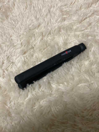 모즈헤어 휴대용 미니 고데기 — 5점을 준 리뷰어가 2020년 10월 올린 사용 사진