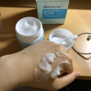 리얼베리어 아쿠아 수딩 젤 크림 — 4점을 준 리뷰어가 2020년 5월 올린 사용 사진
