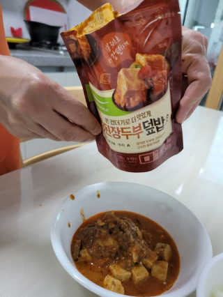[풀무원] 큰건더기로 더 맛있게, 두부덮밥소스 3종 — 5점을 준 리뷰어가 2020년 12월 올린 사용 사진