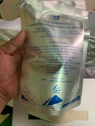[설랩] 클렌징워터 세안수 500ml x 6팩 — 5점을 준 리뷰어가 2020년 8월 올린 사용 사진