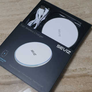 세비즈 원형패드형무선충전기 FC900 — 4점을 준 리뷰어가 2020년 4월 올린 사용 사진