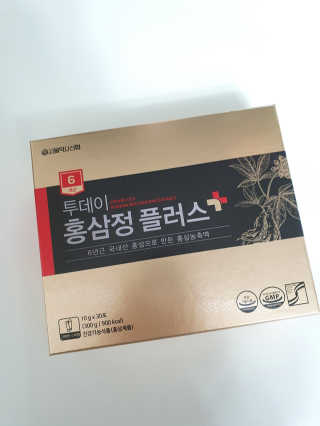 서울약사신협_투데이홍삼정플러스스틱_10g x 30포 — 5점을 준 리뷰어가 2020년 12월 올린 사용 사진