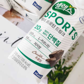 셀렉스스포츠 셀렉스 스포츠 드링크 초콜릿 _ 330ml x 12팩 — 5점을 준 리뷰어가 2020년 11월 올린 사용 사진