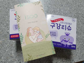 100도 이상에서 삶아 멸균 안심 아이수 구강 티슈 — 5점을 준 리뷰어가 2020년 11월 올린 사용 사진