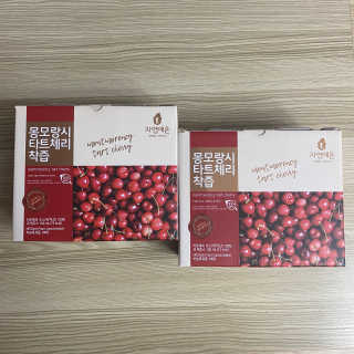자연에온 몽모랑시 타트체리 착즙 100mL 10개입 2BOX — 5점을 준 리뷰어가 2020년 10월 올린 사용 사진