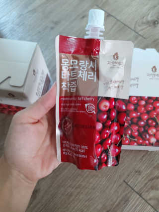 자연에온 몽모랑시 타트체리 착즙 100mL 10개입 2BOX — 5점을 준 리뷰어가 2020년 9월 올린 사용 사진